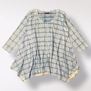 Nally & Millie Lightweight‎ Knit Tunic Womens Size Medium Blue